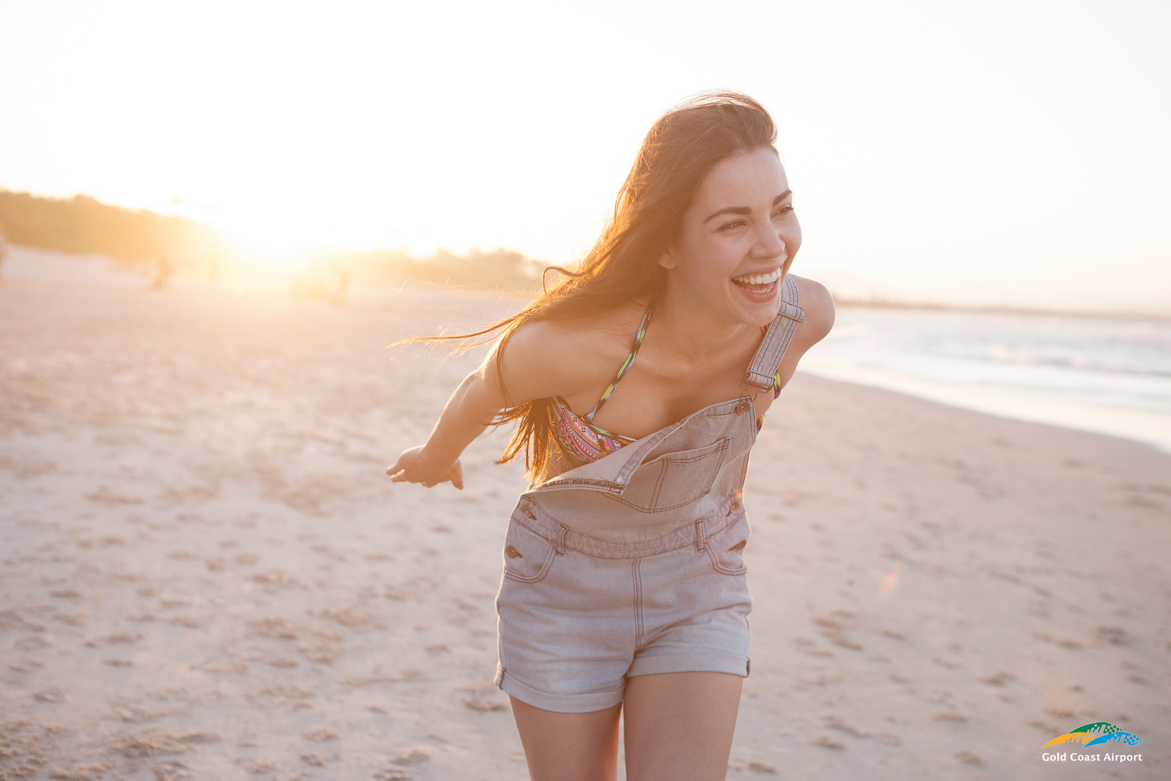 Lifestyle advertising photography campaign for Gold Coast Airport